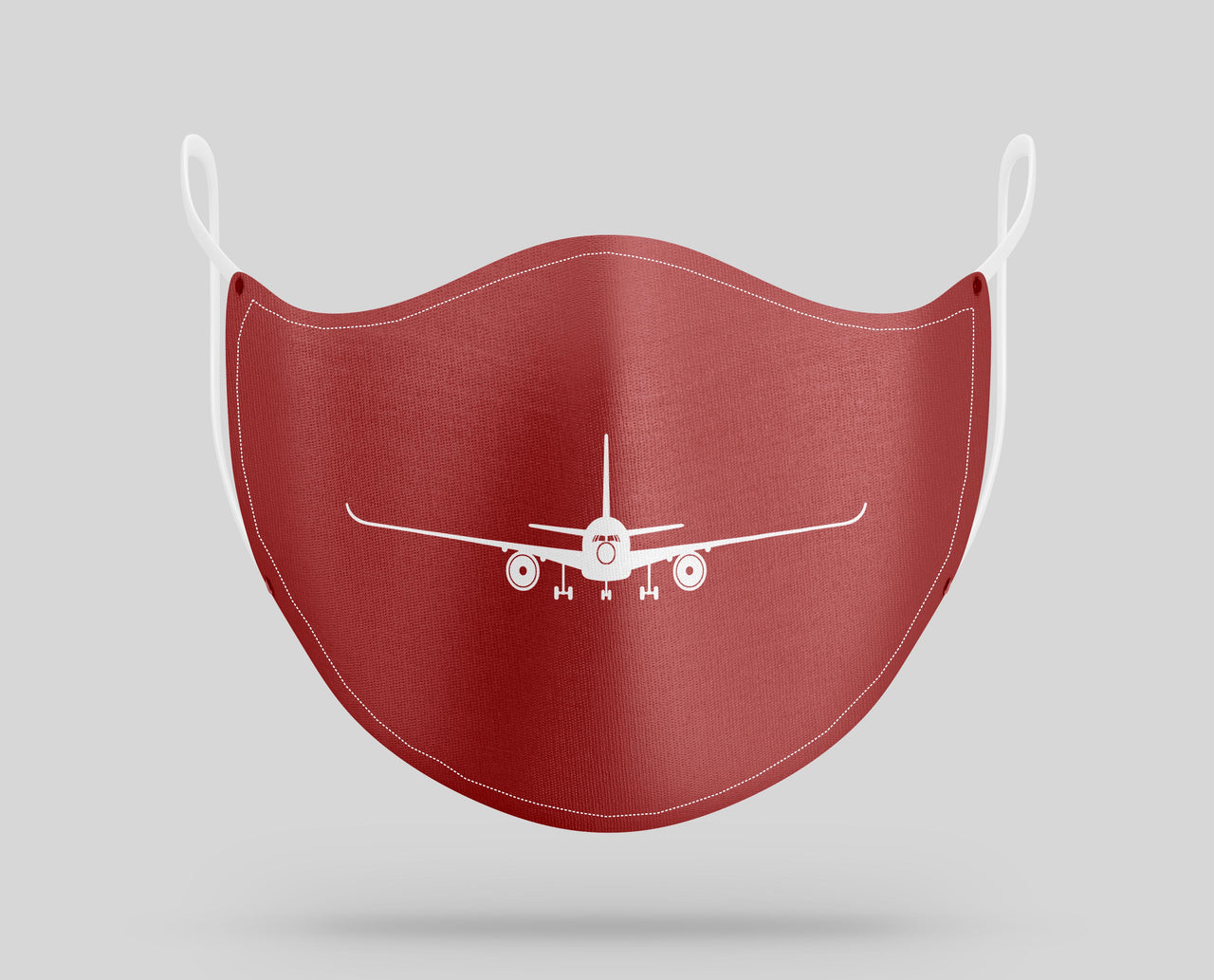 Airbus A350 Silhouette Designed Face Masks