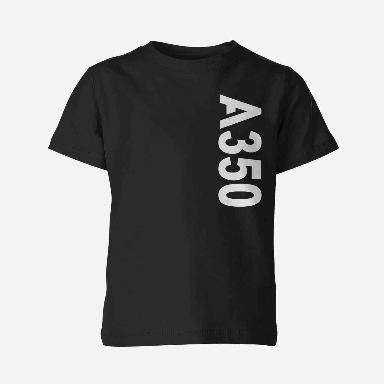 A350 Side Text Designed Children T-Shirts