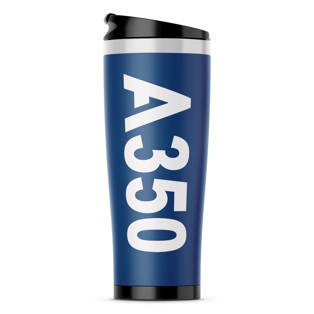A350 Text Designed Stainless Steel Travel Mugs