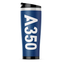 Thumbnail for A350 Text Designed Stainless Steel Travel Mugs