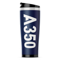 Thumbnail for A350 Text Designed Stainless Steel Travel Mugs