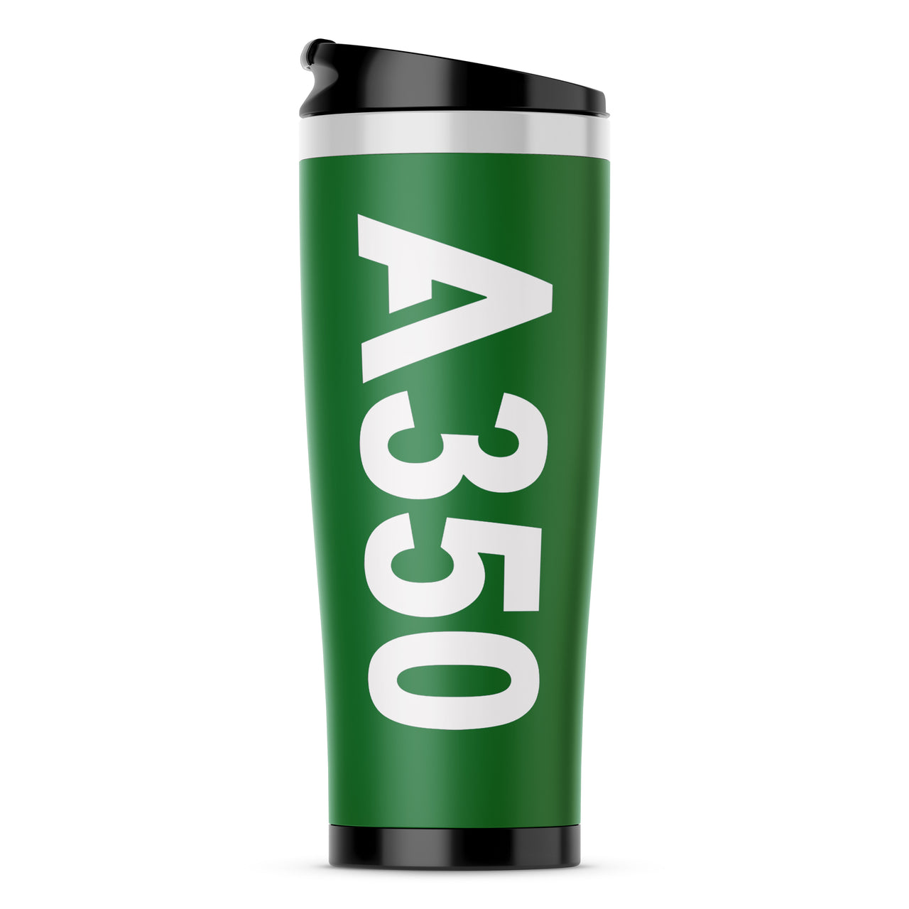 A350 Text Designed Stainless Steel Travel Mugs
