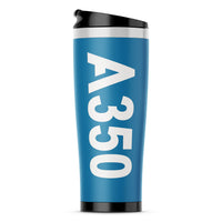 Thumbnail for A350 Text Designed Stainless Steel Travel Mugs