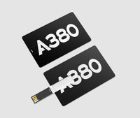 Thumbnail for A380 Flat Text Designed USB Cards