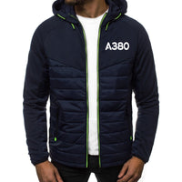 Thumbnail for A380 Flat Text Designed Sportive Jackets