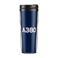 Thumbnail for A380 Flat Text Designed Travel Mugs