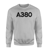 Thumbnail for A380 Flat Text Designed Sweatshirts