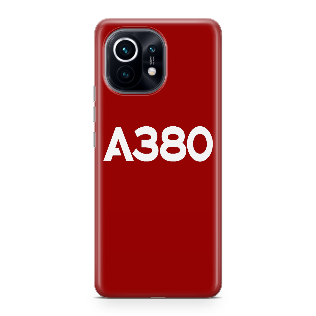 A380 Flat Text Designed Xiaomi Cases