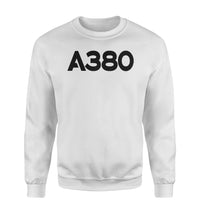 Thumbnail for A380 Flat Text Designed Sweatshirts