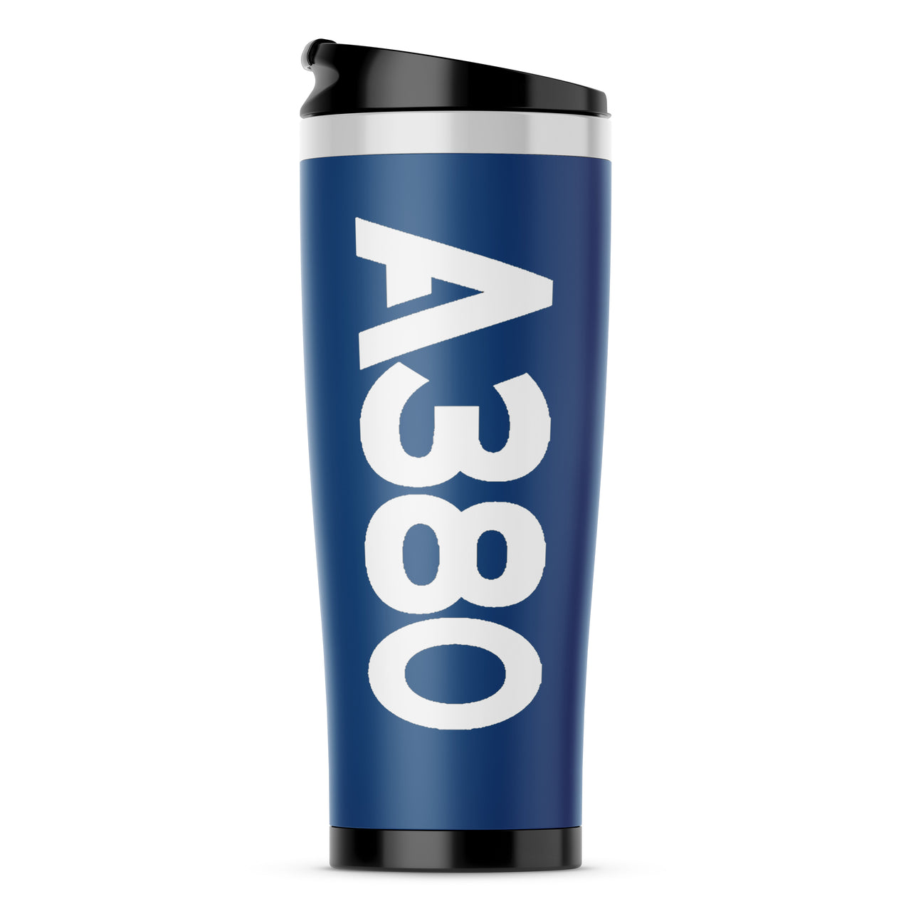 A380 Text Designed Stainless Steel Travel Mugs