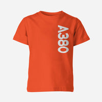 Thumbnail for A380 Side Text Designed Children T-Shirts