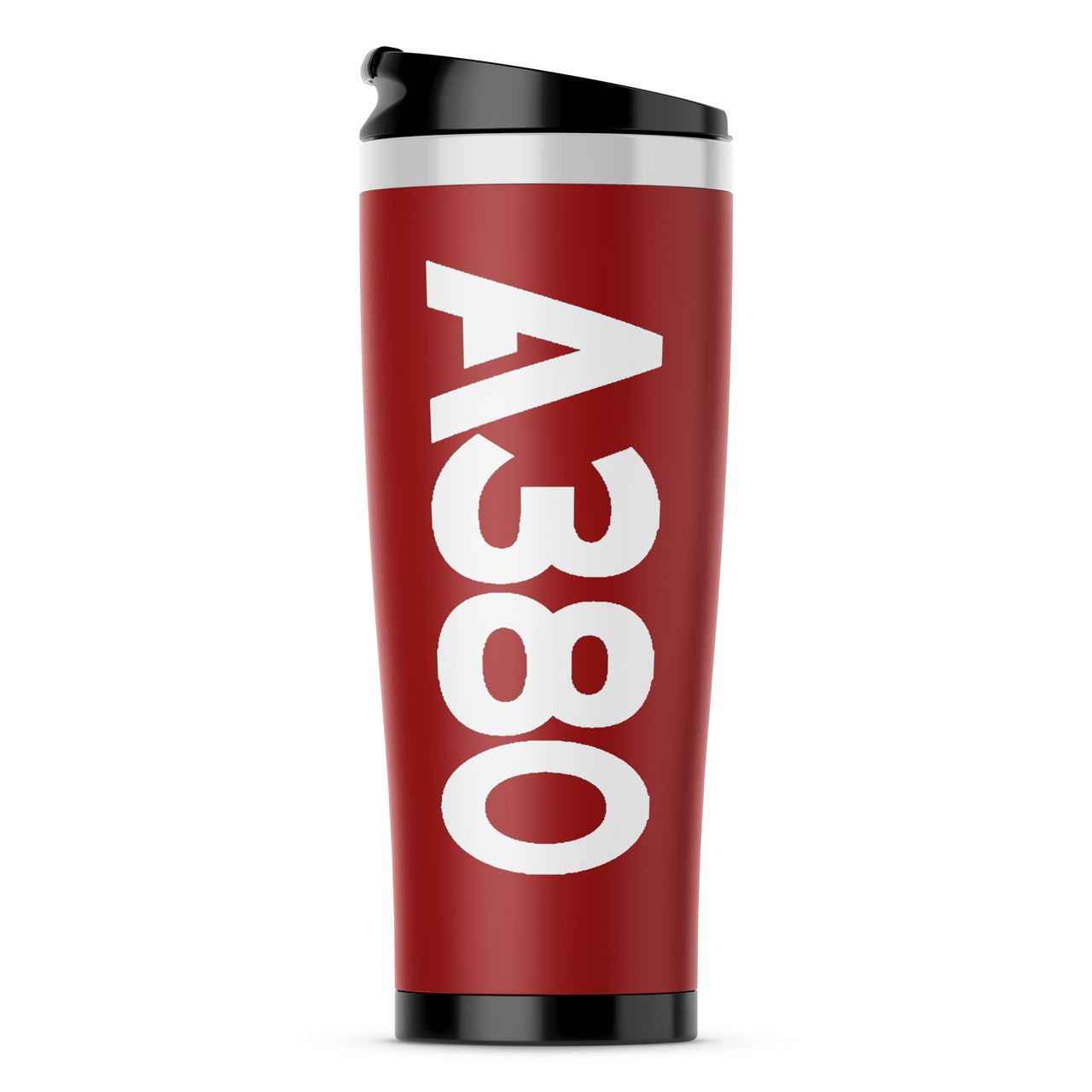 A380 Text Designed Stainless Steel Travel Mugs
