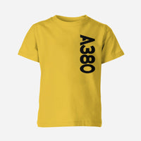 Thumbnail for A380 Side Text Designed Children T-Shirts