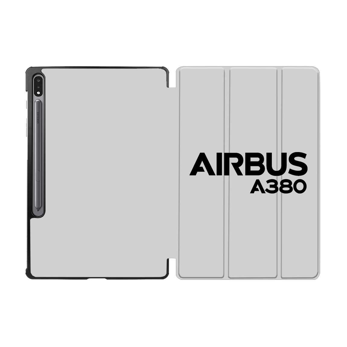 Airbus A380 & Text Designed Samsung Tablet Cases