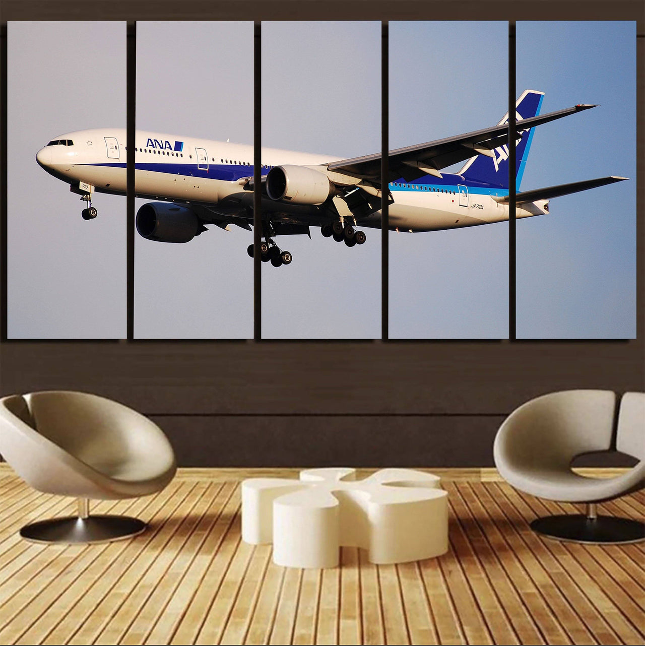 ANA's Boeing 777 Printed Canvas Prints (5 Pieces) Aviation Shop 