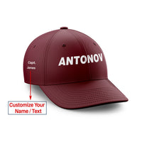 Thumbnail for Antonov & Text Designed Embroidered Hats