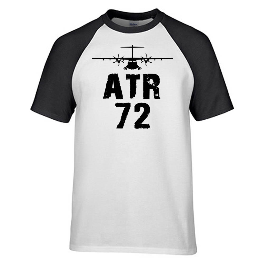 ATR-72 & Plane Designed Raglan T-Shirts