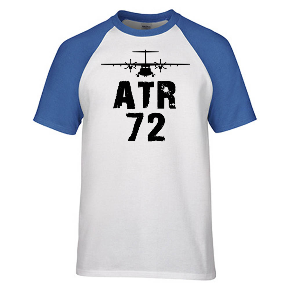 ATR-72 & Plane Designed Raglan T-Shirts
