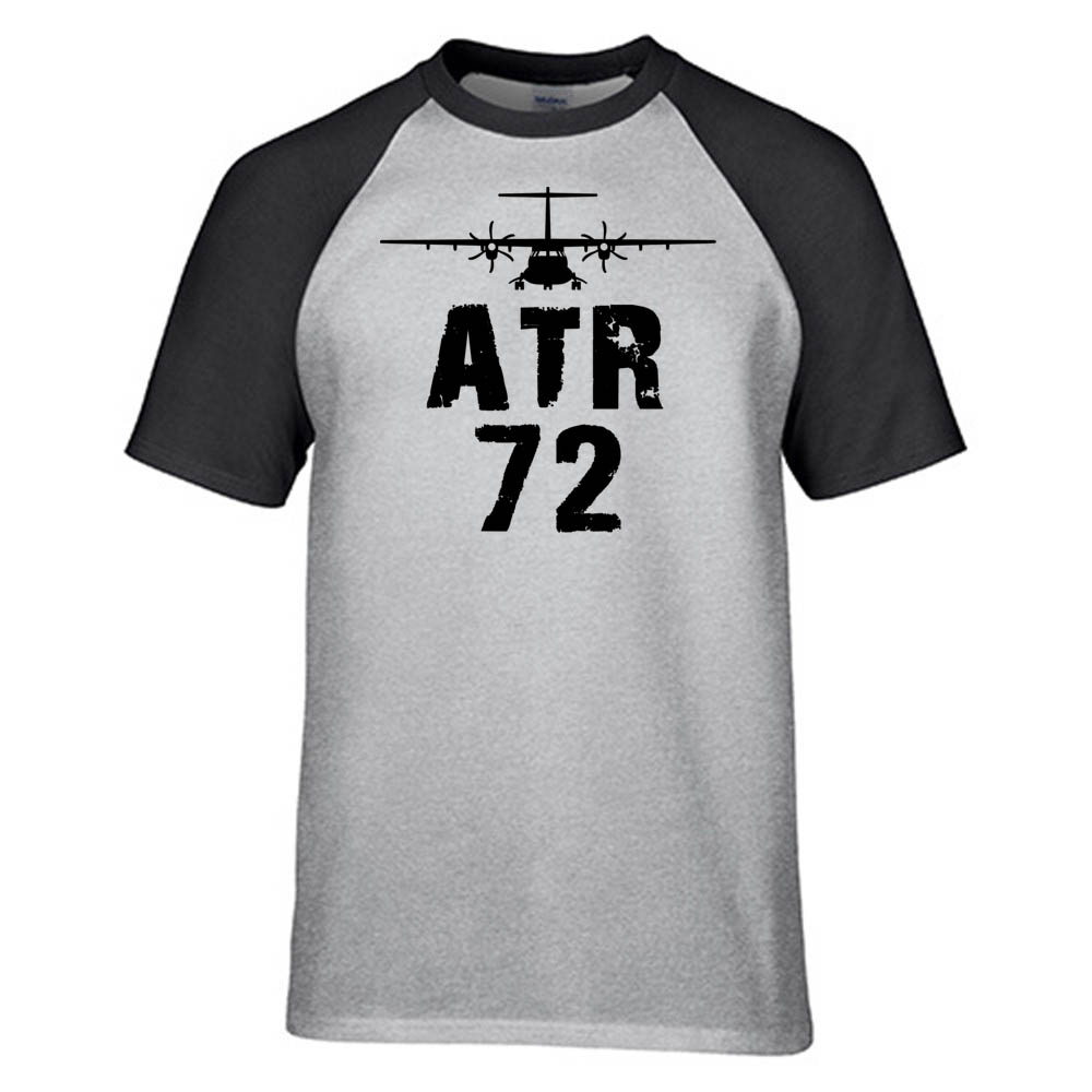 ATR-72 & Plane Designed Raglan T-Shirts