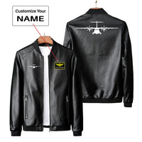 Thumbnail for ATR-72 Silhouette Designed PU Leather Jackets