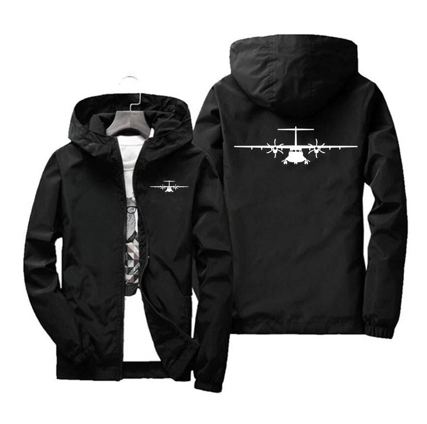 ATR-72 Silhouette Designed Windbreaker Jackets