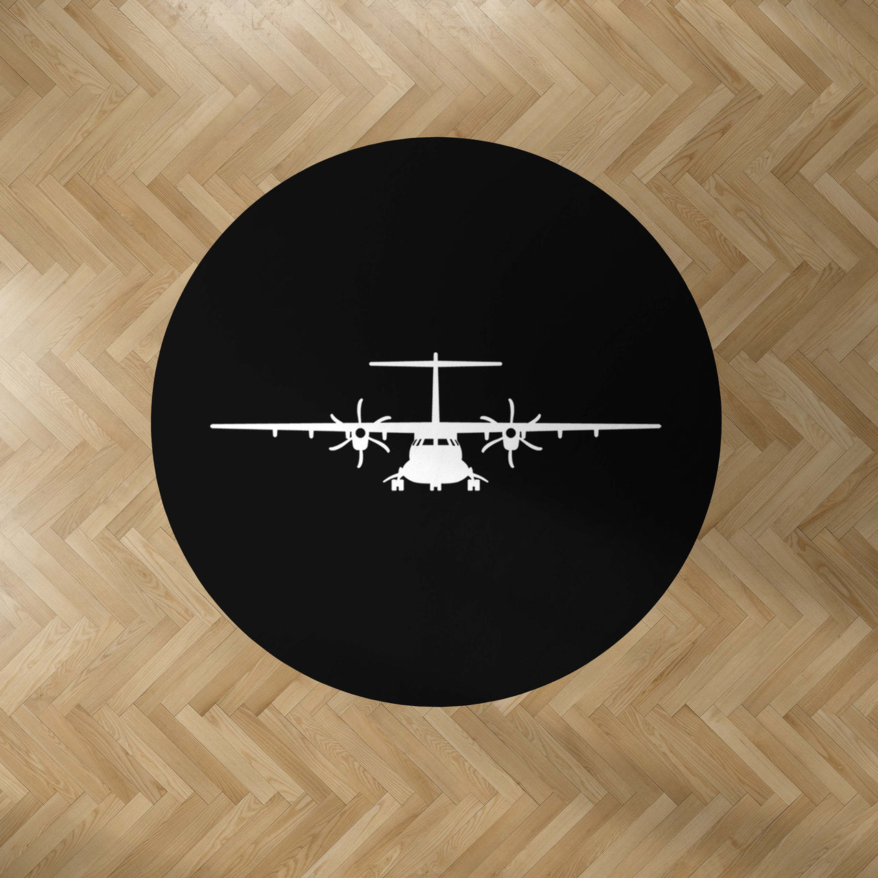 ATR-72 Silhouette Designed Carpet & Floor Mats (Round)