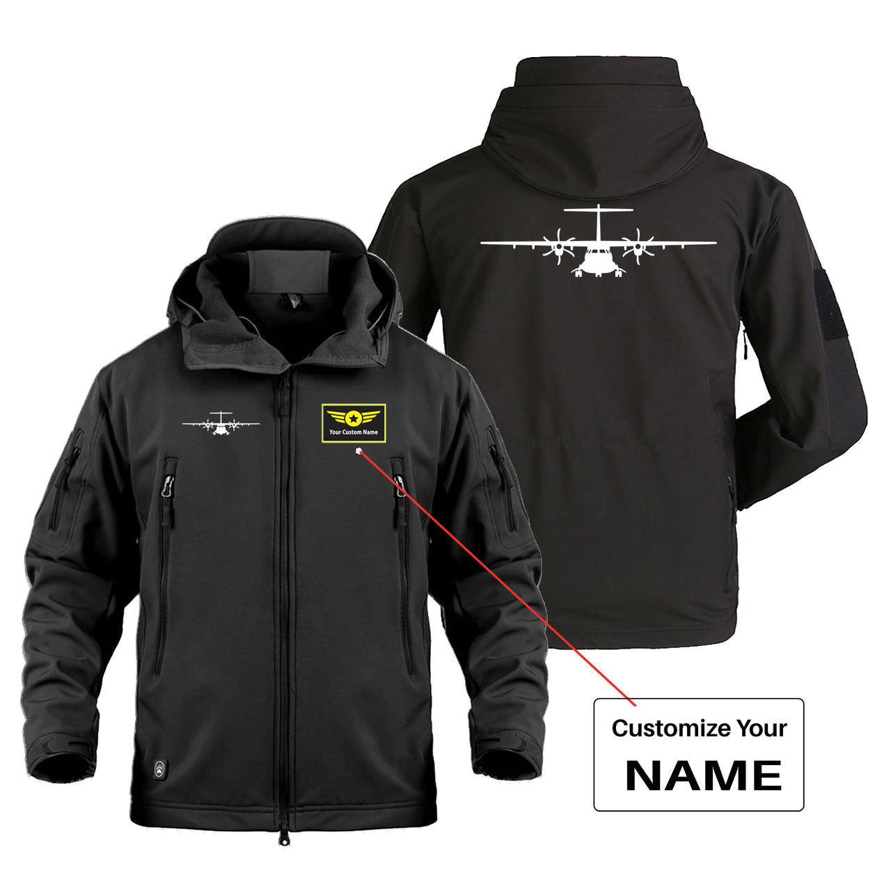 ATR-72 Silhouette Designed Military Jackets (Customizable)