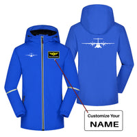 Thumbnail for ATR-72 Silhouette Designed Rain Coats & Jackets