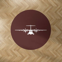 Thumbnail for ATR-72 Silhouette Designed Carpet & Floor Mats (Round)