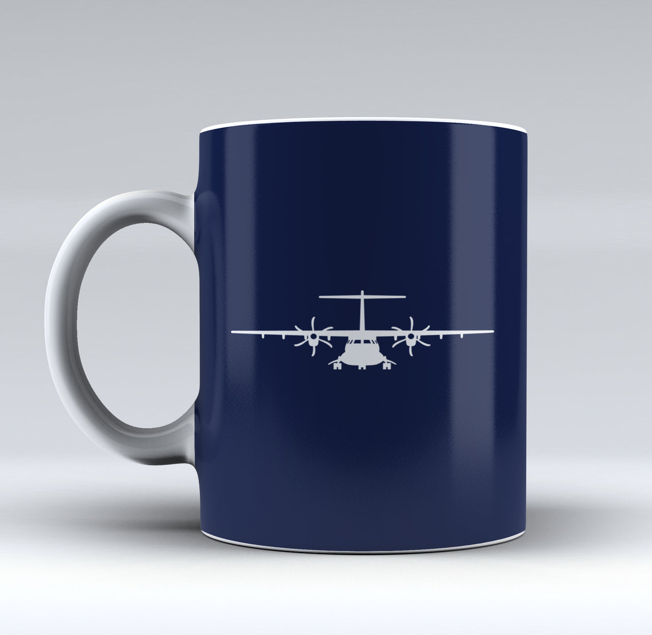 ATR-72 Silhouette Designed Mugs