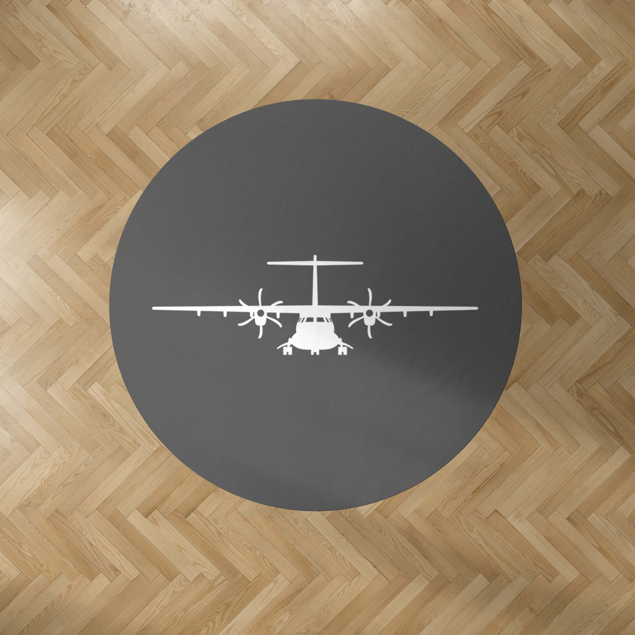 ATR-72 Silhouette Designed Carpet & Floor Mats (Round)