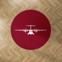 Thumbnail for ATR-72 Silhouette Designed Carpet & Floor Mats (Round)