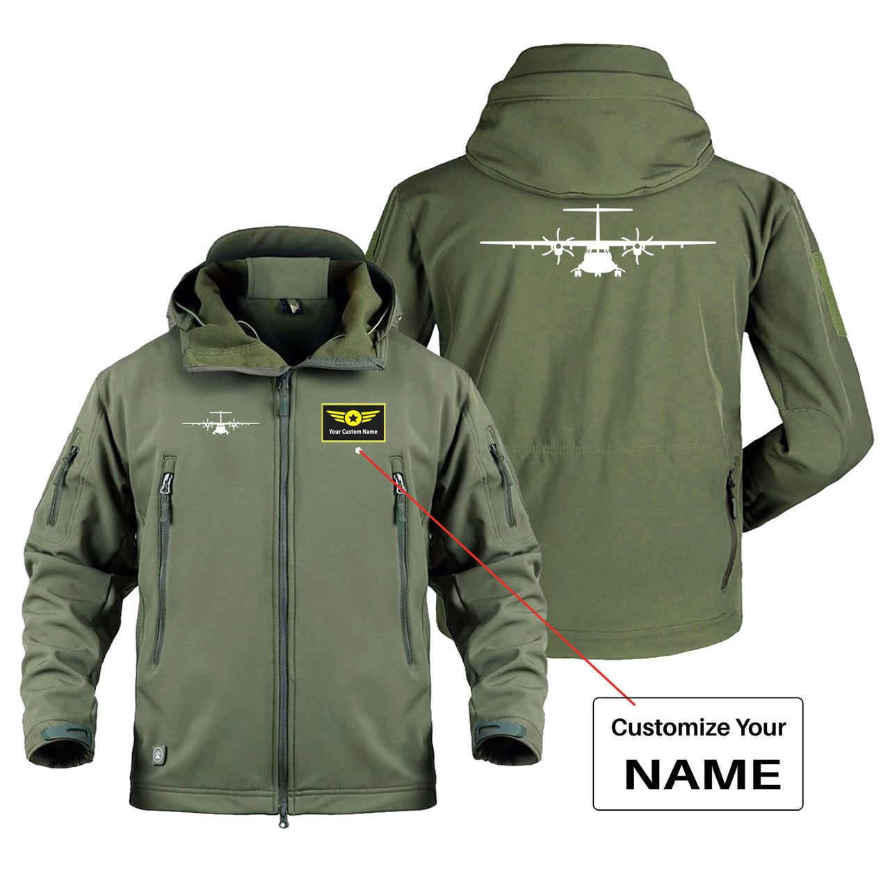 ATR-72 Silhouette Designed Military Jackets (Customizable)