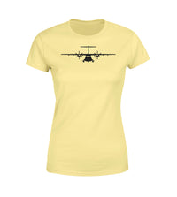 Thumbnail for ATR-72 Silhouette Designed Women T-Shirts