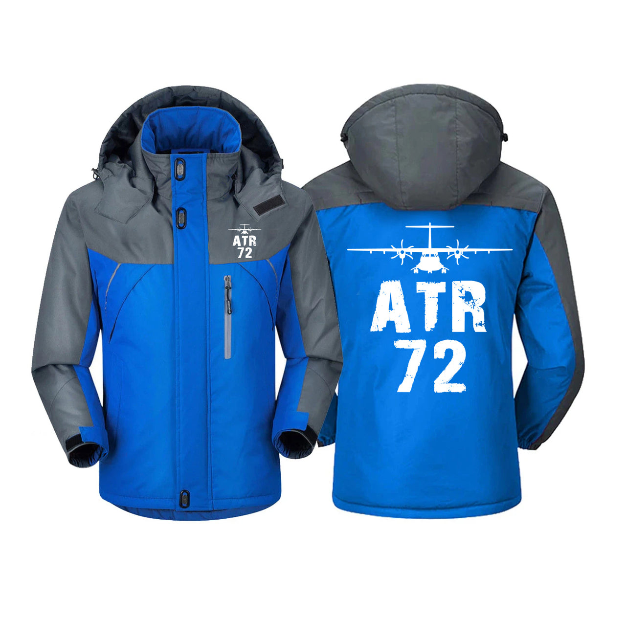 ATR-72 & Plane Designed Thick Winter Jackets