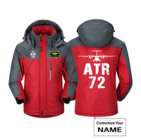 Thumbnail for ATR-72 & Plane Designed Thick Winter Jackets