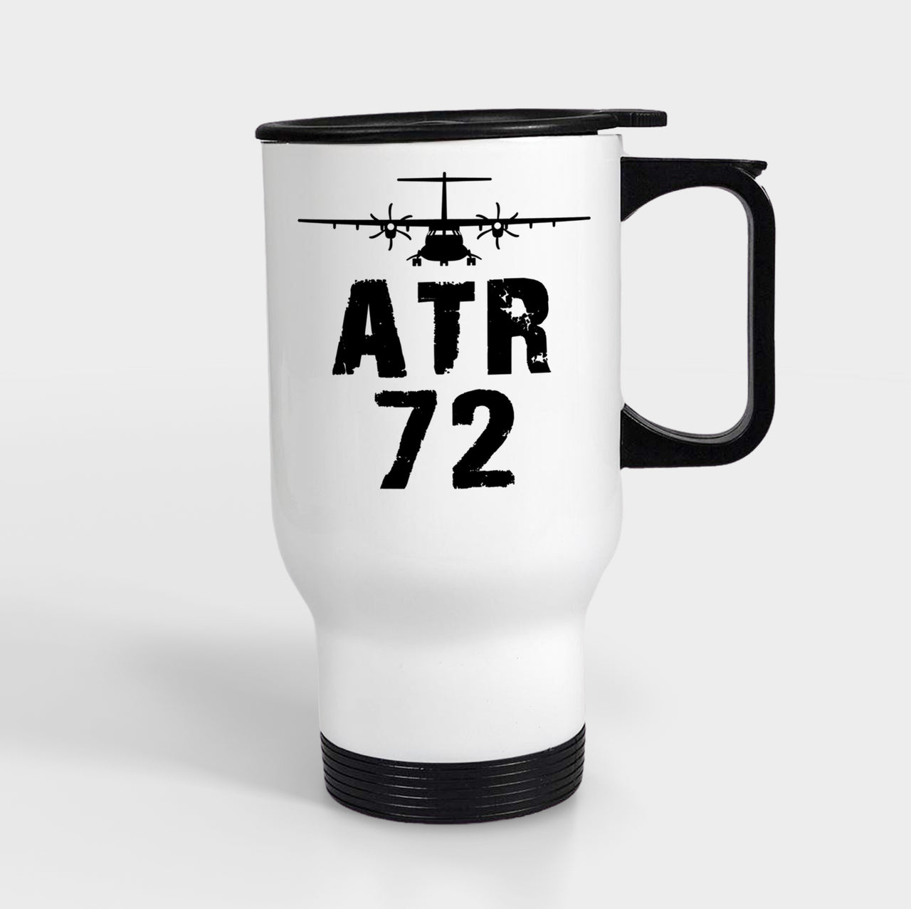 ATR-72 & Plane Designed Travel Mugs (With Holder)