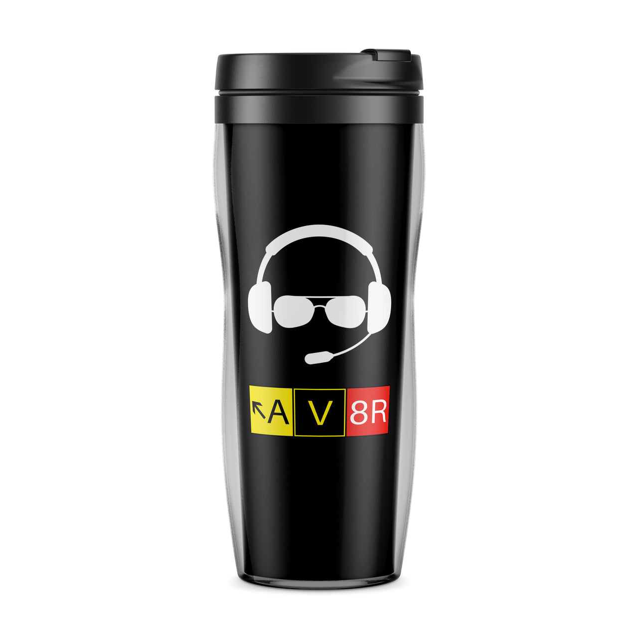 AV8R 2 Designed Plastic Travel Mugs