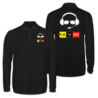 Thumbnail for AV8R 2 Designed Long Sleeve Polo T-Shirts (Double-Side)