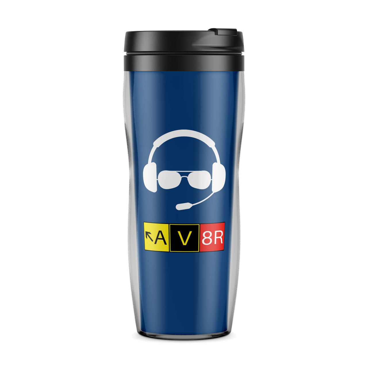 AV8R 2 Designed Plastic Travel Mugs