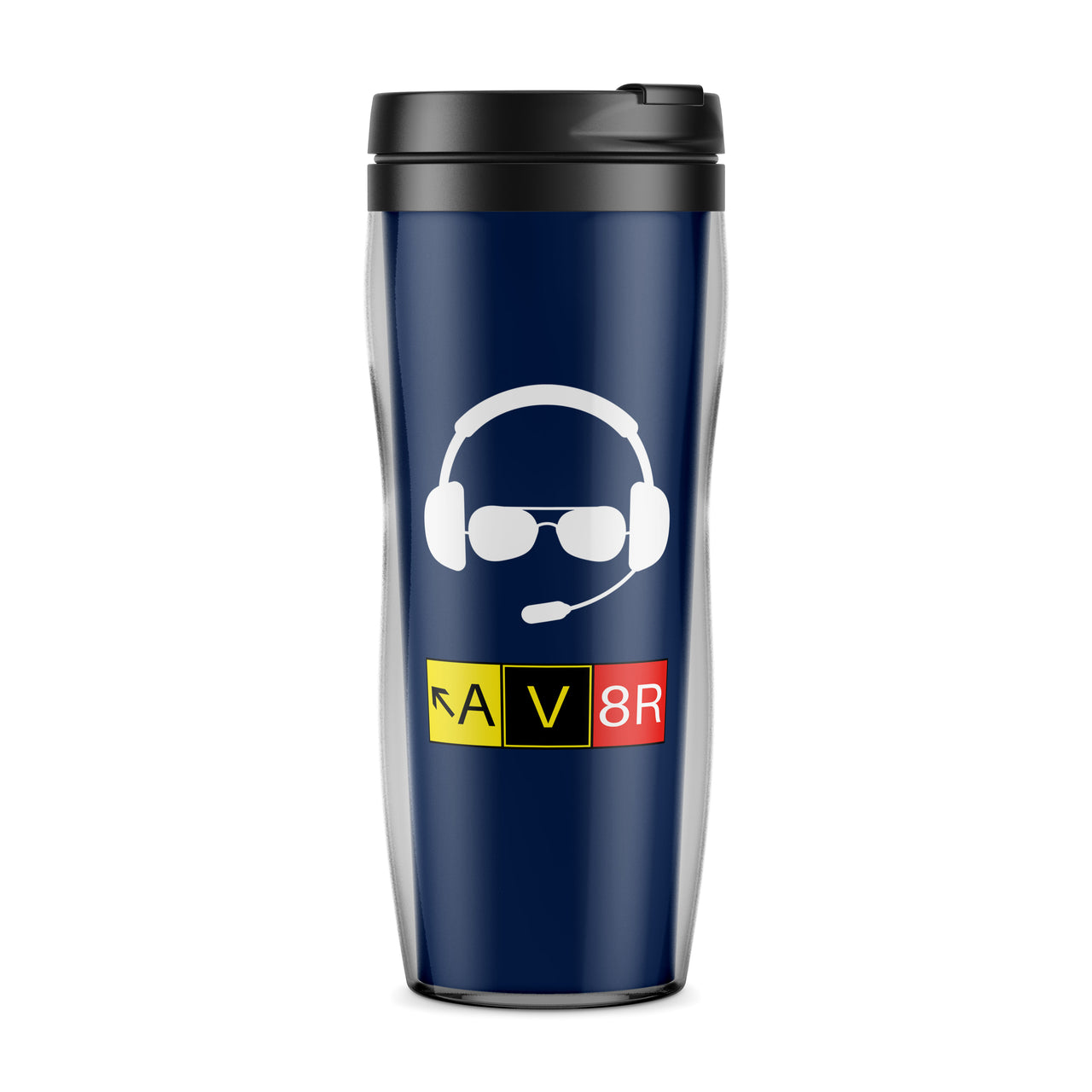 AV8R 2 Designed Plastic Travel Mugs