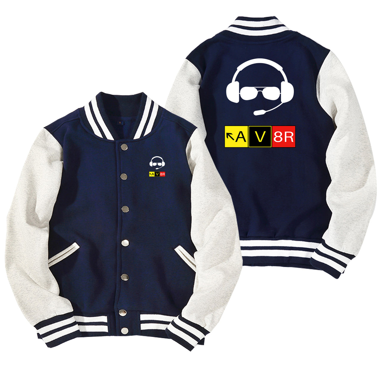 AV8R 2 Designed Baseball Style Jackets