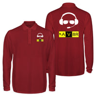 Thumbnail for AV8R 2 Designed Long Sleeve Polo T-Shirts (Double-Side)