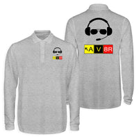 Thumbnail for AV8R 2 Designed Long Sleeve Polo T-Shirts (Double-Side)