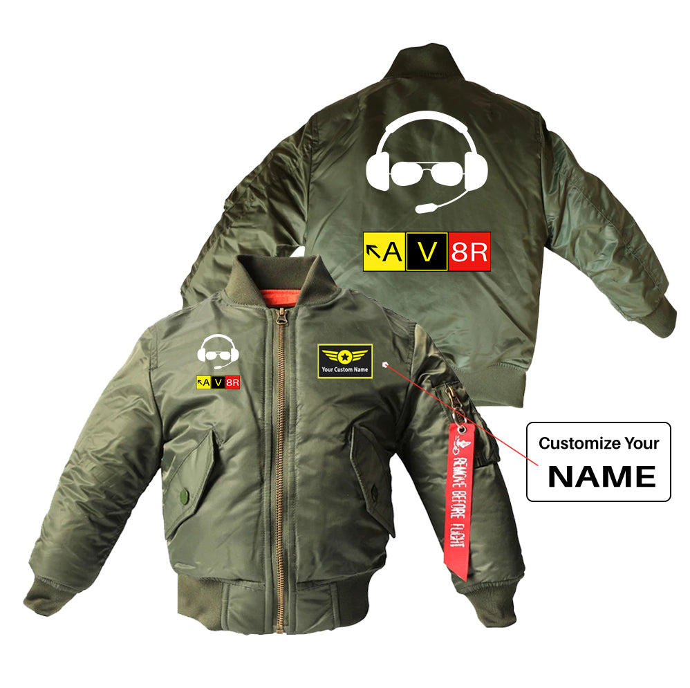 AV8R 2 Designed Children Bomber Jackets