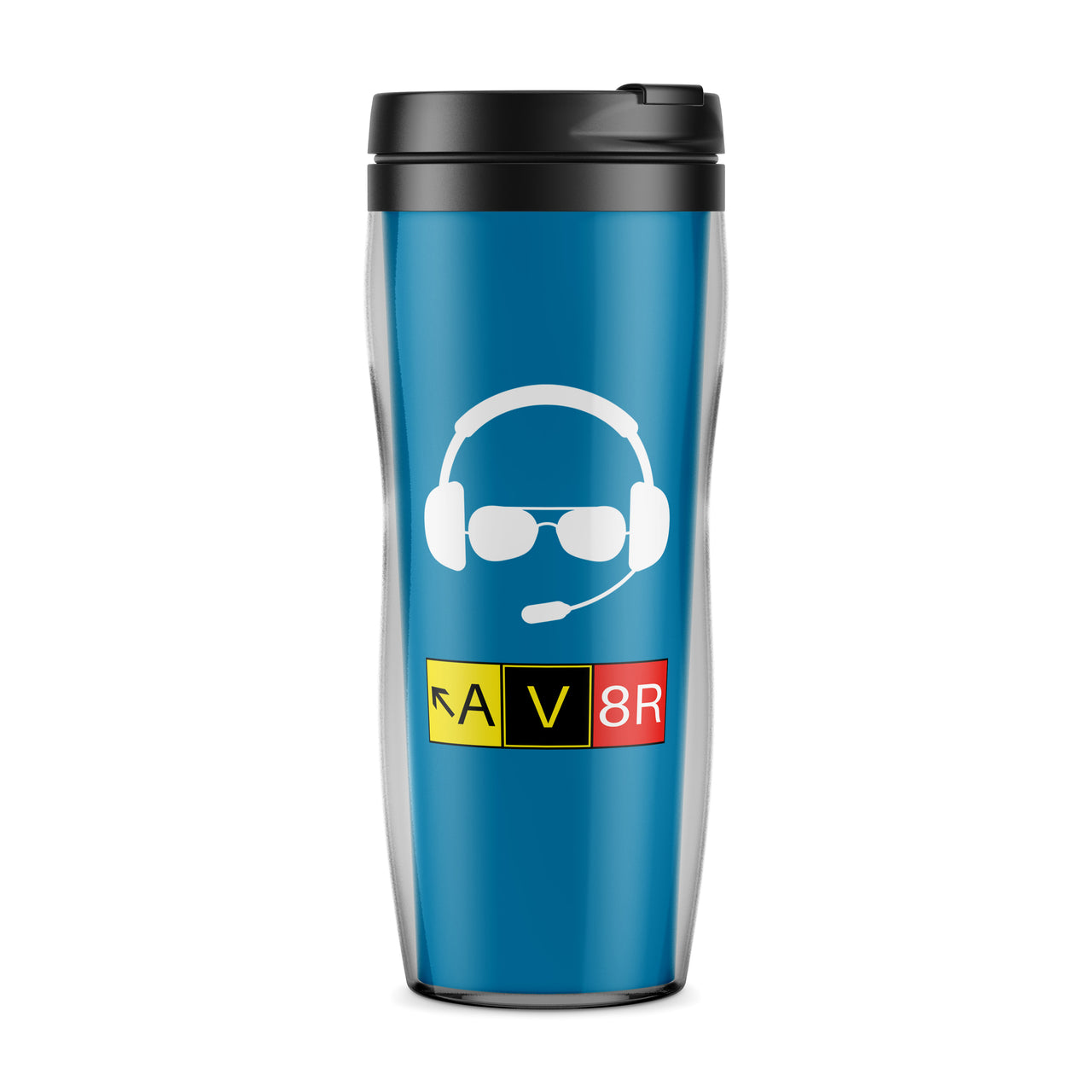 AV8R 2 Designed Plastic Travel Mugs