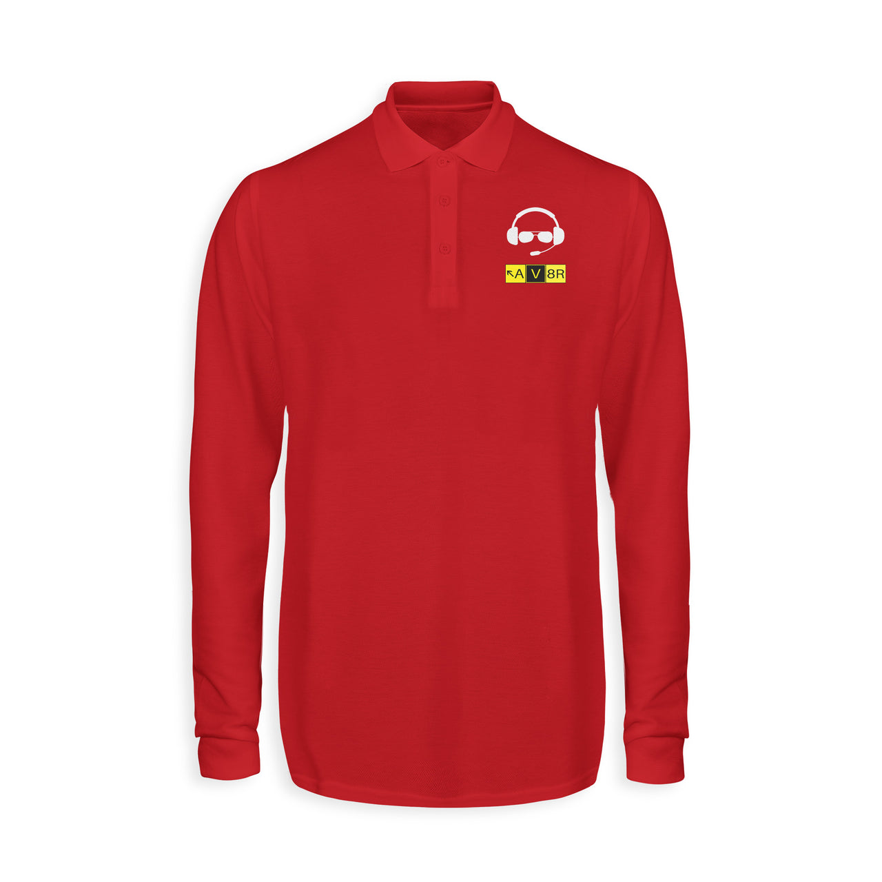 AV8R 2 Designed Long Sleeve Polo T-Shirts
