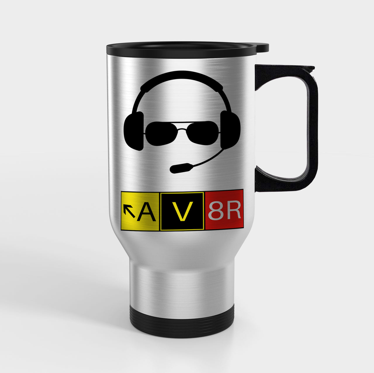 AV8R 2 Designed Travel Mugs (With Holder)
