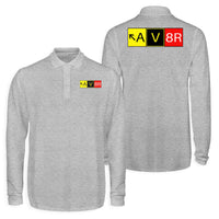 Thumbnail for AV8R Designed Long Sleeve Polo T-Shirts (Double-Side)