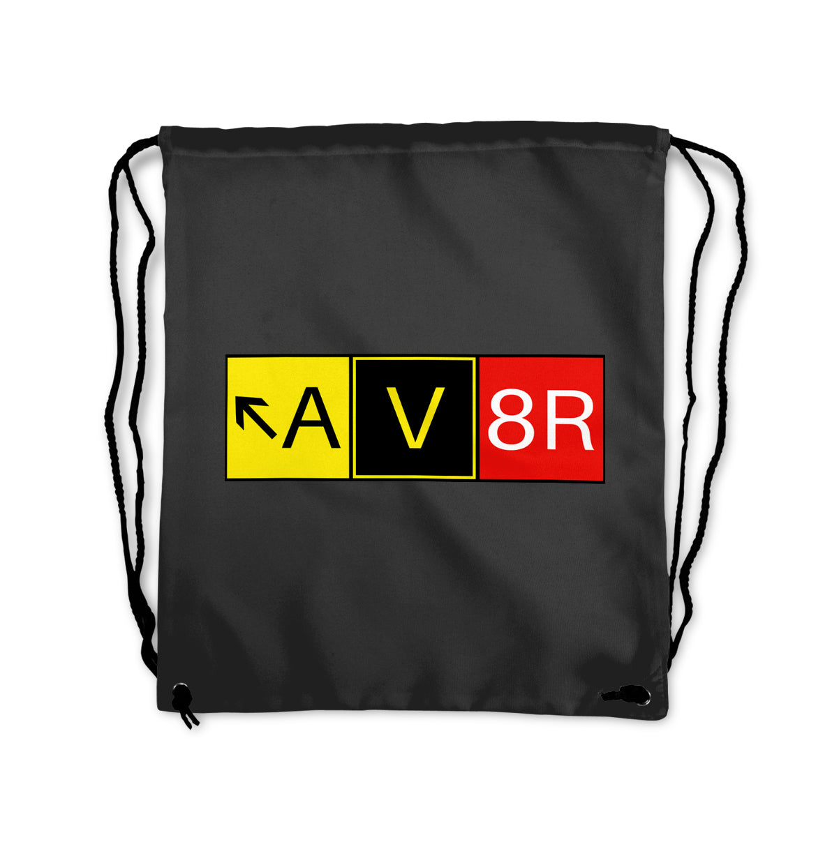 AV8R Designed Drawstring Bags